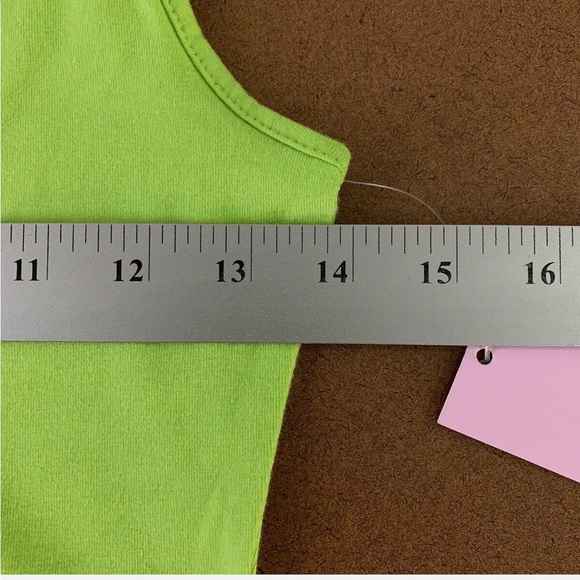 Wild Fable Women's Size Small Lime Green Sleeveless Seamed Bodycon Dress NWT - Picture 13 of 15